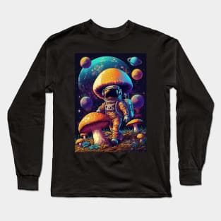 Techno Space Dj - Catsondrugs.com - lsd, acid, drugs, trippy, trip, psychedelic, hippie, drug, funny, science, rave, party, tumblr, weed, mushrooms Long Sleeve T-Shirt